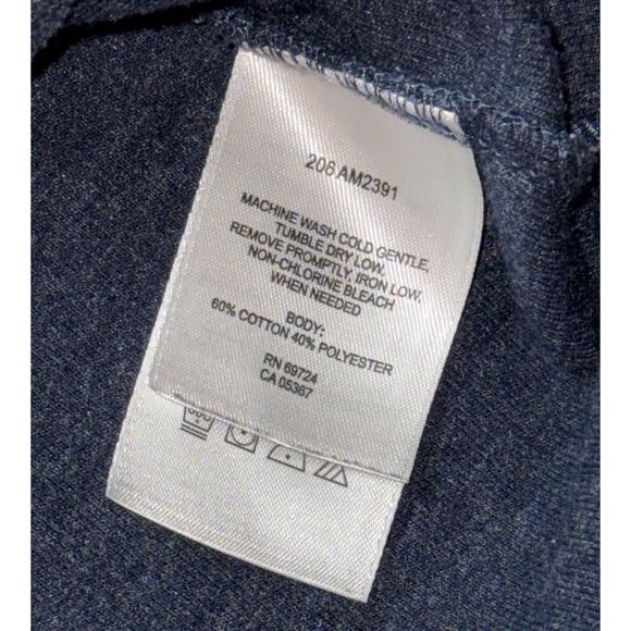 Columbia XCO Men’s XL Blue 1/4 Zip Pullover Sweater Cotton Blend Textured - Picture 3 of 7